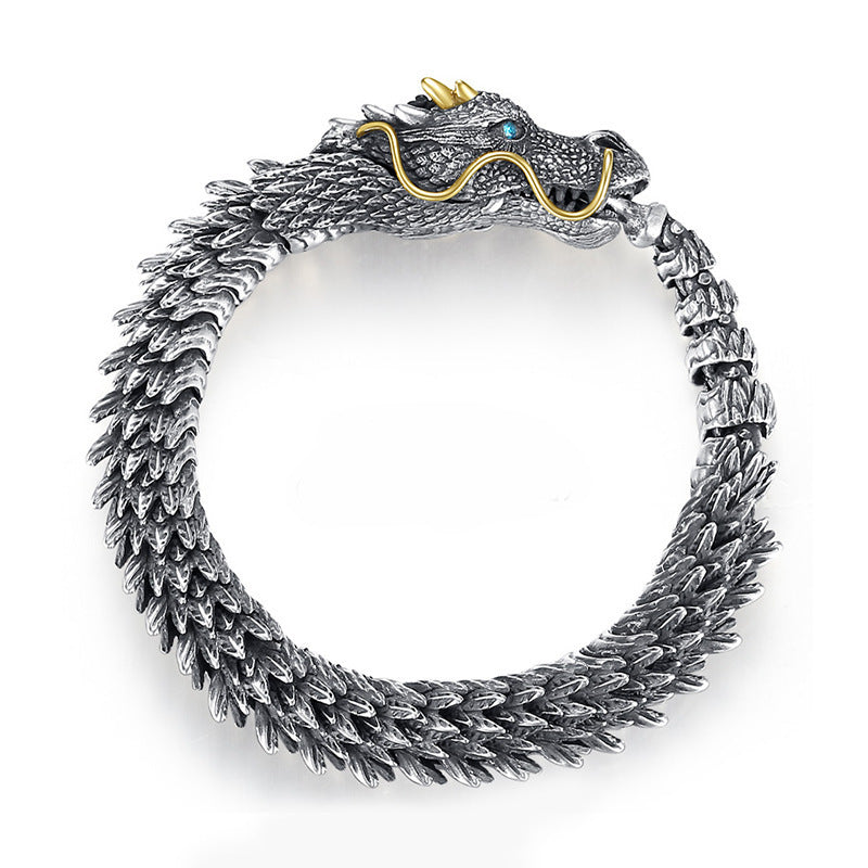 JÖRMUNGANDR - The World Serpent Black Dragon Bracelet