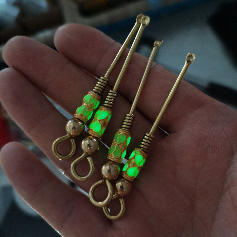 Handmade Luminous Brass Earpick