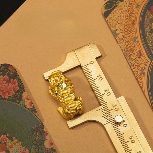 Beast Brass Handmade Keychain